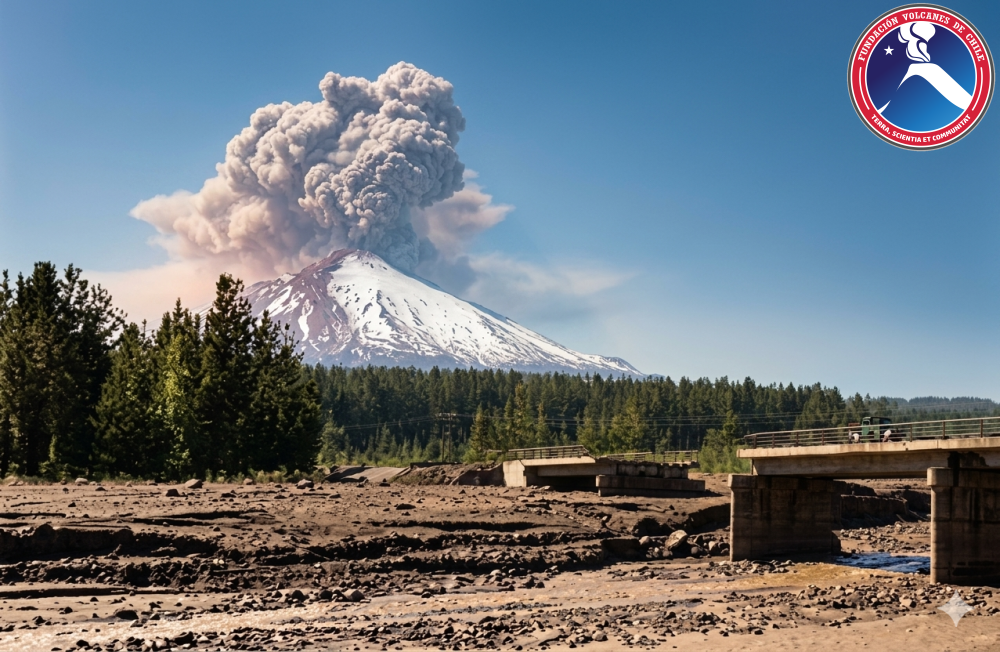Volcán Villarrica — Erupción de 1971